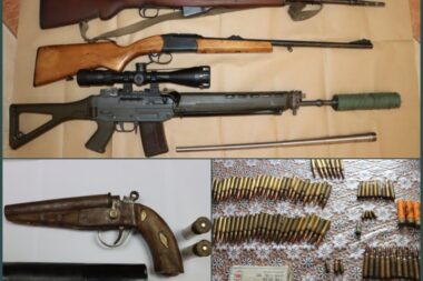 Oduzeto oružje dvojici osumnjičenika / Foto: PU zagrebačka