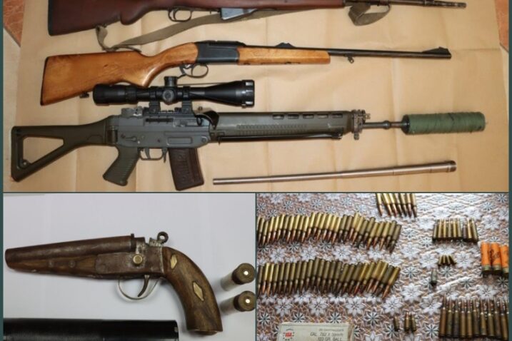 Oduzeto oružje dvojici osumnjičenika / Foto: PU zagrebačka