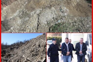 Snimke ilegalnog otpada i uhićeni dvojac; : Foto: PU zagrebačka / Josip Mikačić / Pixsell