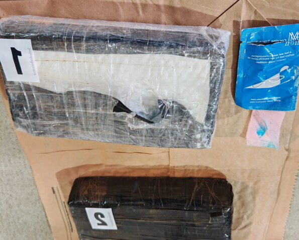 Paketi kokaina iz auta albanskog državljanina / Foto: PU dubrovačko-neretvanska