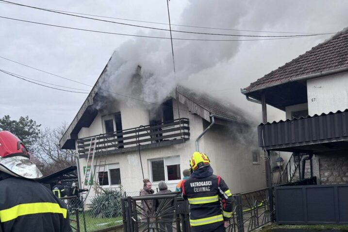 Tragični požar u baranjskom Bilju/ Foto: DVD Čeminac / FB