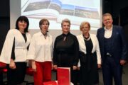 Sanja Udović, Marina Frlan Jugo,Marina Jurić, Danijela Jugo Superina i Denis Mladenić na promociji viškovske monografije / Foto Marko Gracin
