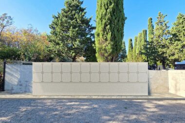 Vizual kolumbarijskog zida / Foto Općina Punat