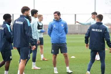 Victor Sanchez na treningu dan uoči Strasbourga/Foto D. MICULINIĆ