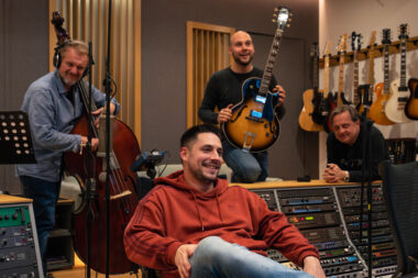 Dio glazbenika koji su sudjelovali u stvaranju albuma - Henry Radanović, Matko Basara, Zvonimir Radišić i Tonči Grabušić, Foto: MATKO MARGAN