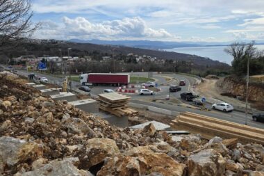 Radovi na izgradnji nove dionice autoceste i čvora Matulji – tunel Učka / Foto Općina Matulji