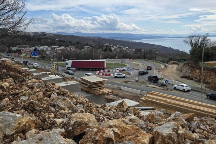 Radovi na izgradnji nove dionice autoceste i čvora Matulji – tunel Učka / Foto Općina Matulji