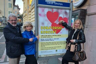Frano Mika, Gordana Grgurina i Snježana Čačić iz LC Opatija
