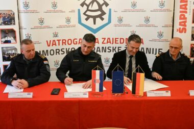 Potpisali pismo namjere - Dario Gauš, Klaudio Filčić, Vlatko Jovanovski i Nikola Tramontana / Foto Ana Križanec