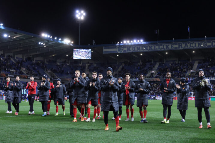 Igrači Freiburga nakon poraza od Genka/Foto REUTERS
