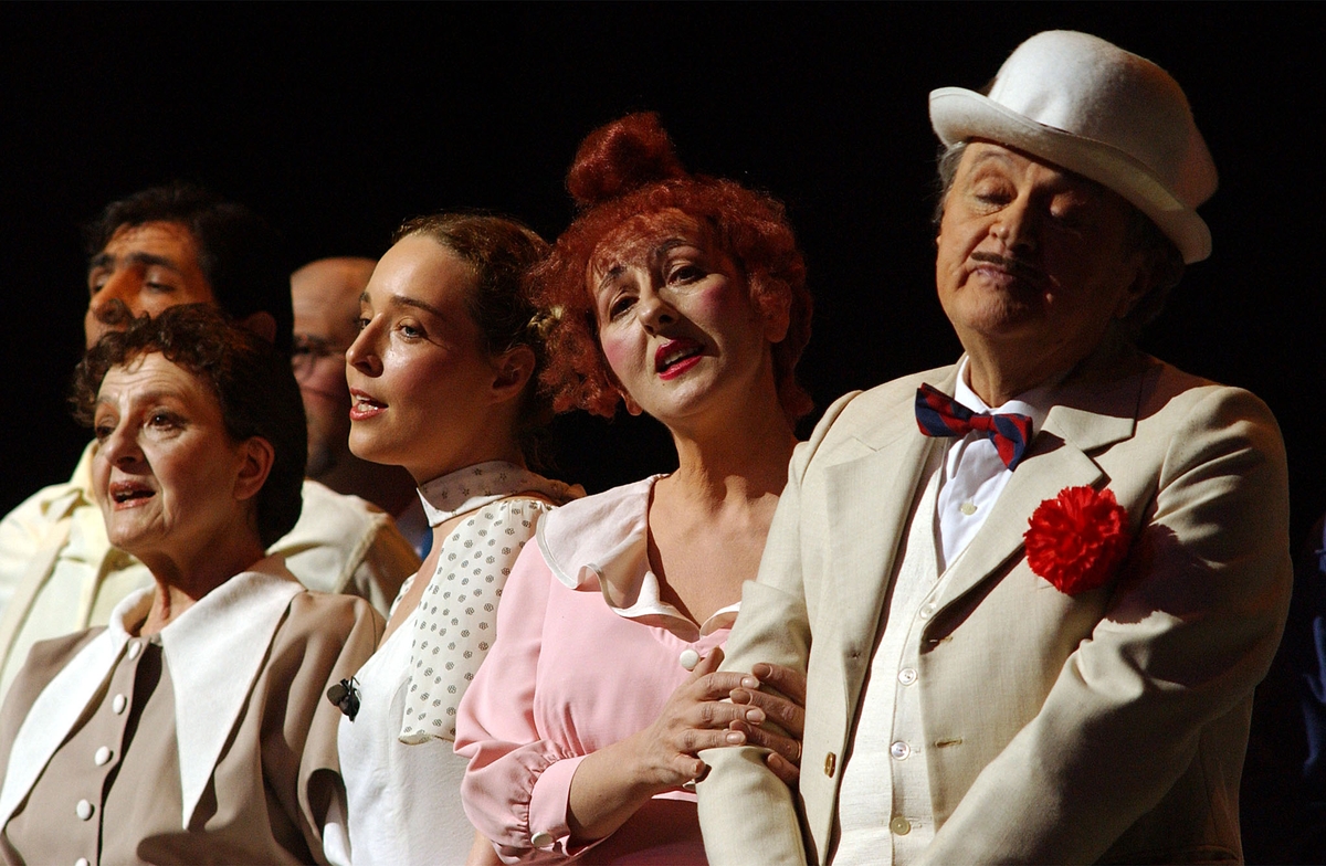 Iz predstave »Duhi« – Edita Karađole, Ana Kvrgić, Zrinka Kolak Fabijan i Slavo Šestak