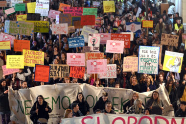 Noćni marš u Rijeci, Foto: Vedran Karuza