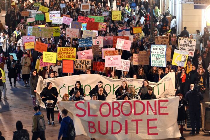 S jednog od ranijih Noćnih marševa u Rijeci / Foto Arhiva NL