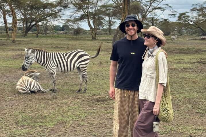 Lovro Žada i Karla Blažević u Keniji / Foto Privatna arhiva