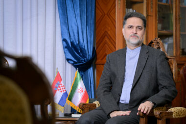 Veleposlanik Irana u RH Amir Hossein Gharibnejad / Photo: Sandra Simunovic/PIXSELL