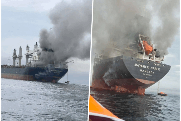 Pogođen je tajlandski brod / Reuters