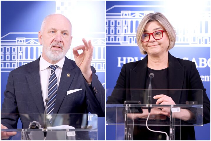 Andro Krstulović Opara, Sandra Benčić / Foto: Patrik Macek/PIXSELL