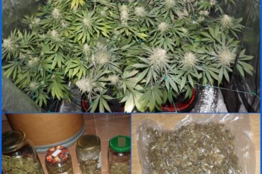 Improvizirani laboratorij, tzv. indoor uzgoj marihuane iz doma 47-godišnjaka / Foto: PU zagrebačka