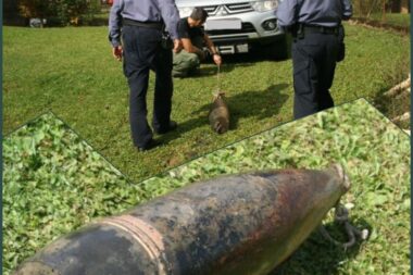 Raniji nalaz topovskih zrna granate na karlovačkom području / Foto ilustracija: PU karlovačka