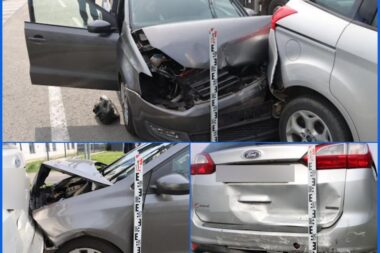 Šteta na vozilima nakon sudara koji je skrivila alkoholizirana vozačica / Foto: PU zagrebačka