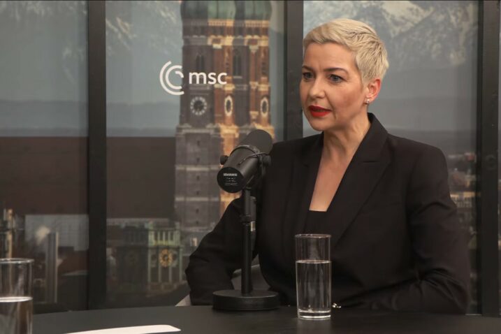 Maria Kolesnikova / Foto Screenshot YouTube Karlspreis