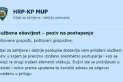 Zlonamjerni e-mail / PU karlovačka