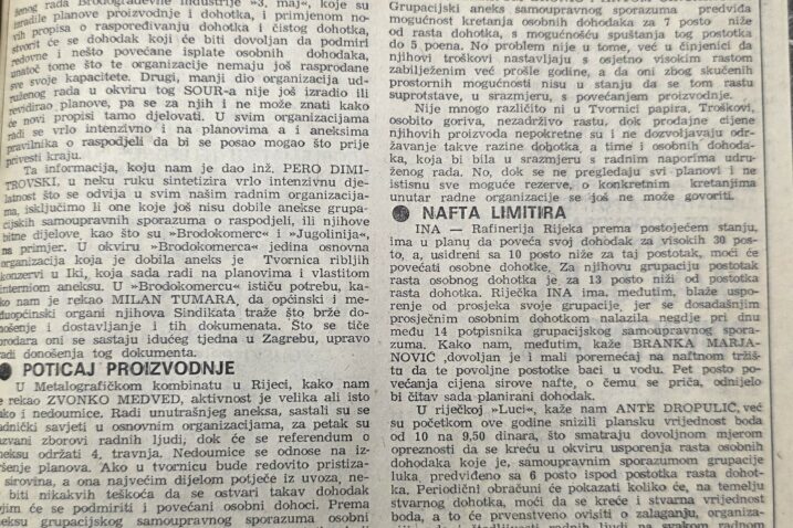 Novi list, 28. ožujka 1980.