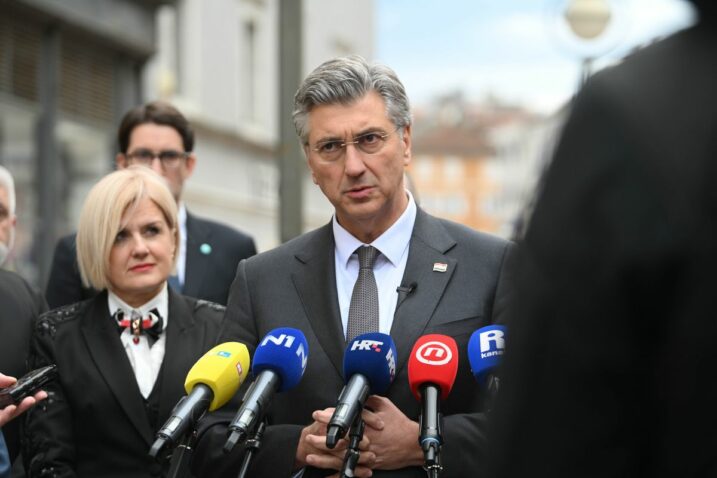 Iva Rinčić i Andrej Plenković / Foto Ana Križanec