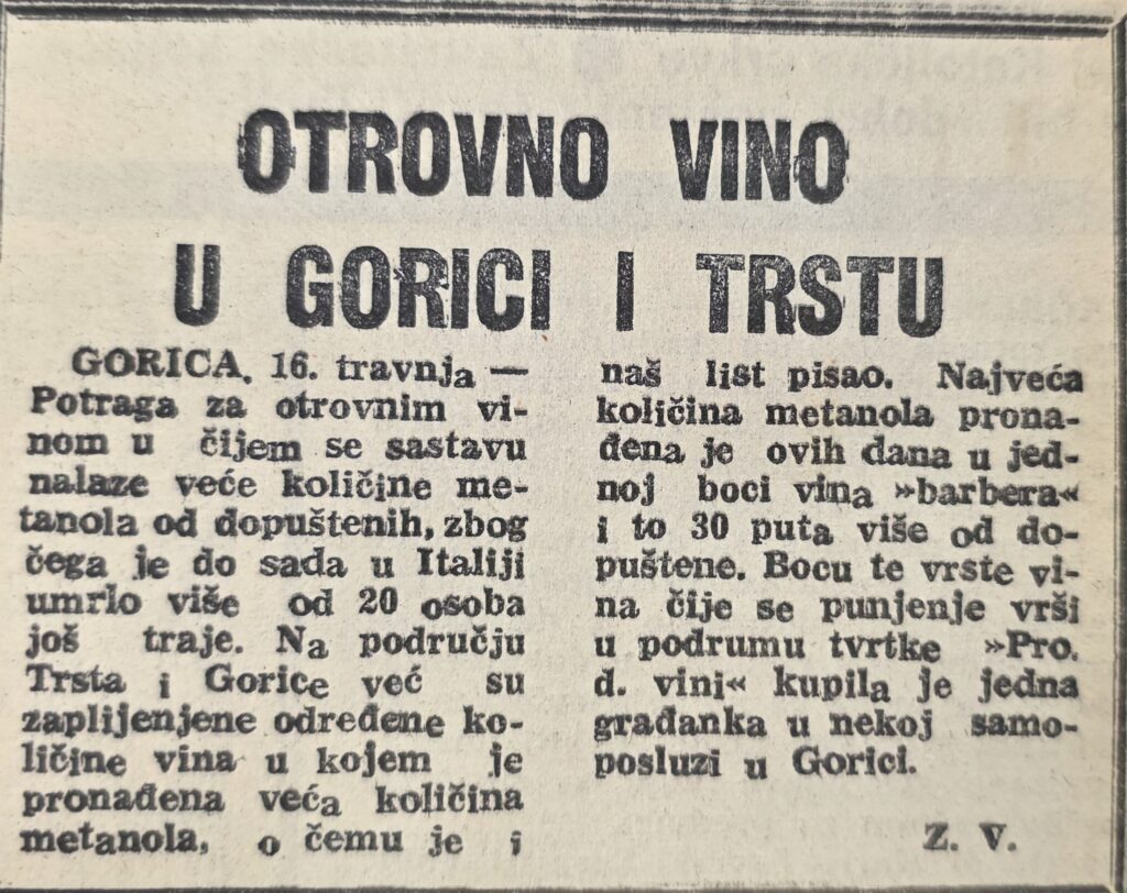 Novi list, travanj 1986.
