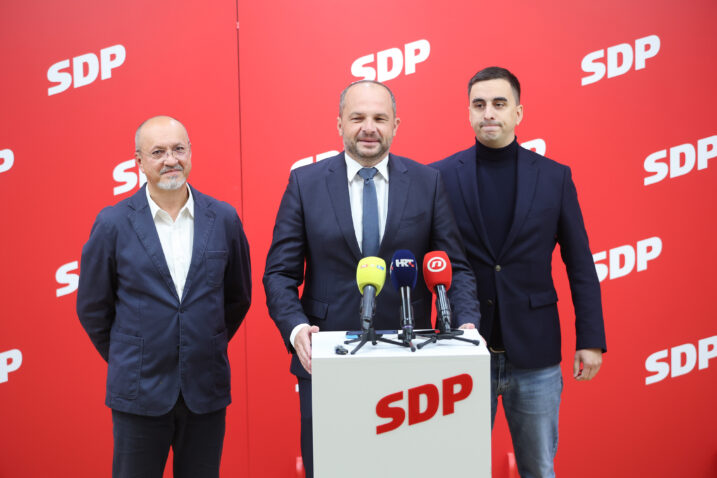 Goran Kušec, Siniša Hajdaš Dončić i Oliver Martinić / Foto Sanjin Strukic/PIXSELL