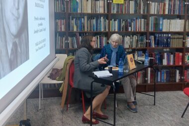 Predstavljena je knjiga Joana Bodona "Priče o obitelji Balssa", prof. Jennifer Lazarić Jungić i prof. Joelle Ginestat