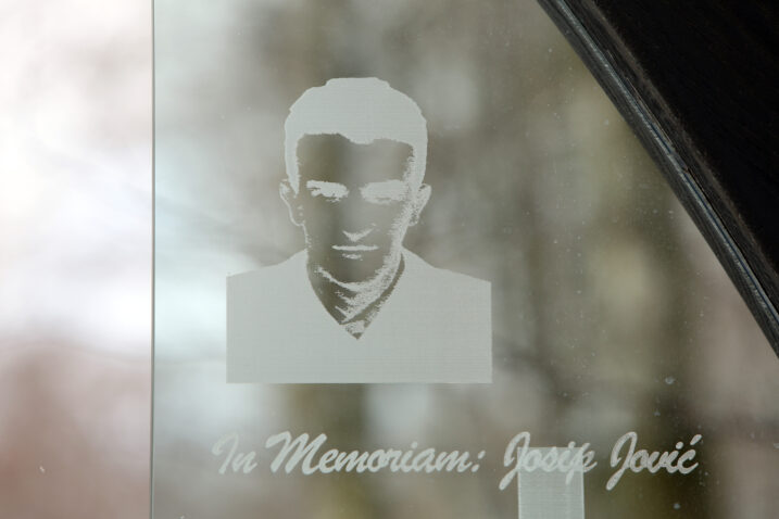Spomenik Josipu Joviću, prvom poginulom hrvatskom redarstveniku u Domovinskom ratu / Foto KRISTINA STEDUL FABAC/PIXSELL