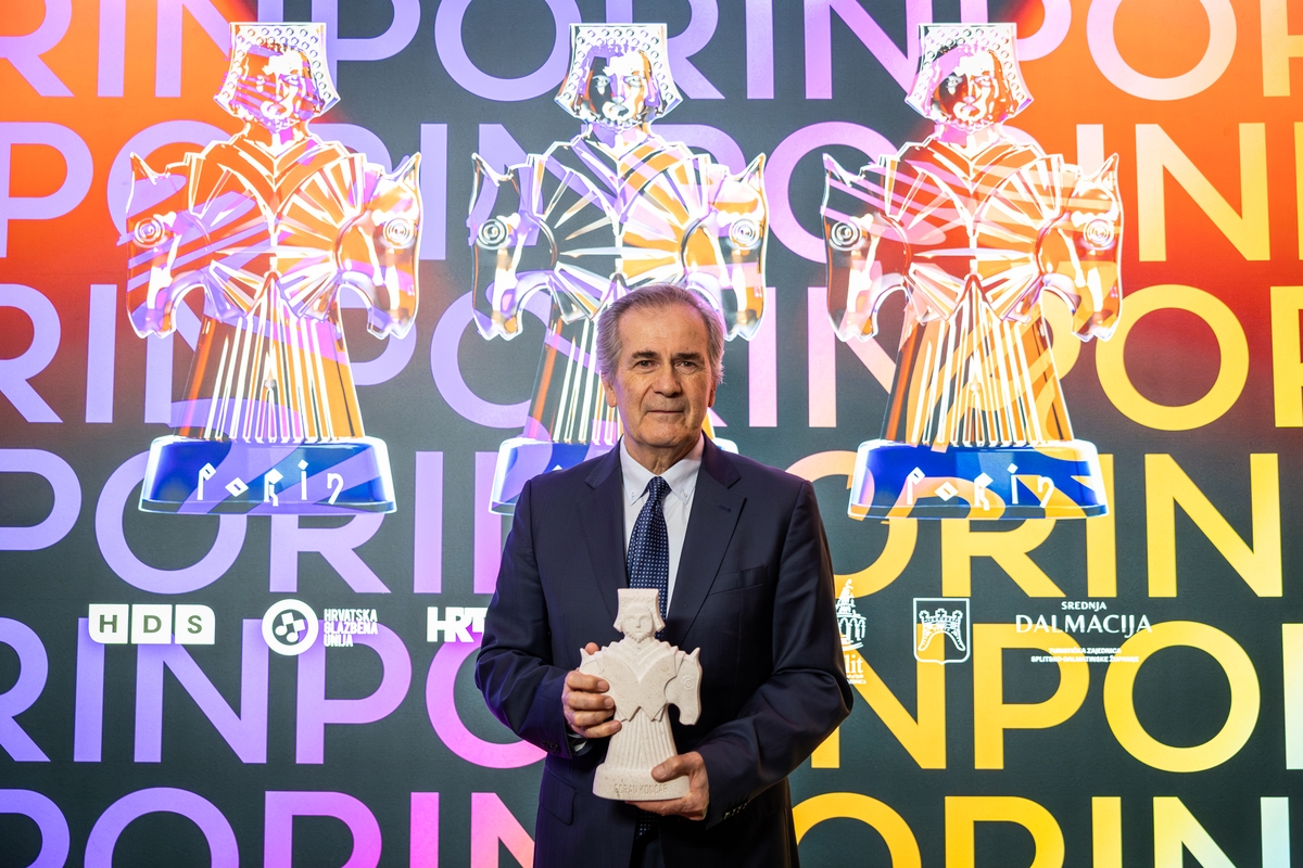 Goranu Končaru uručen je Porin za životno djelo / Foto Patrik Pukko
