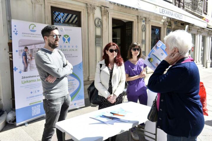 Riječani su već jučer na Korzu mogli obaviti prva metabolička mjerenja / Foto: Matea Jurčić