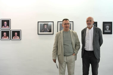 Kustos Ivica Nikolac i autor Ivo Borko / foto Ana KRIŽANEC