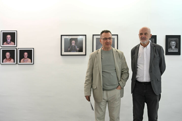 Kustos Ivica Nikolac i autor Ivo Borko / foto Ana KRIŽANEC