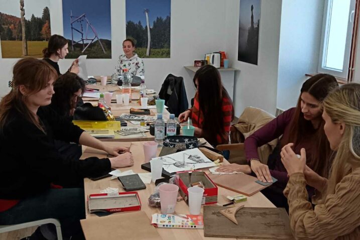 U ateljeu Kulturnog centra Picirk / Foto INES VUČEMILOVIĆ