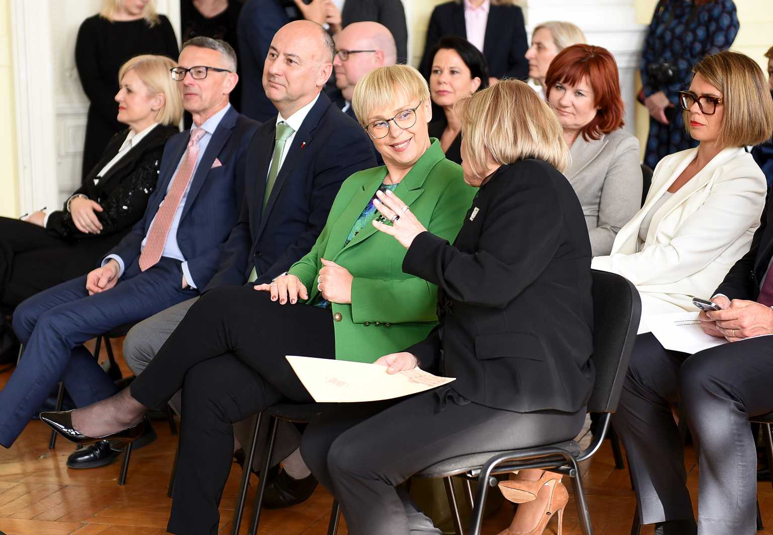 Slovenska predsjednica Nataša Pirc Musar u Sušačkoj gimnaziji / Foto: Dean Miculinić