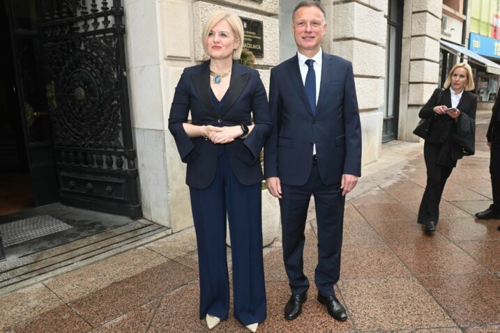 Iva Rinčić i Gordan Jandroković / Foto Marko Gracin