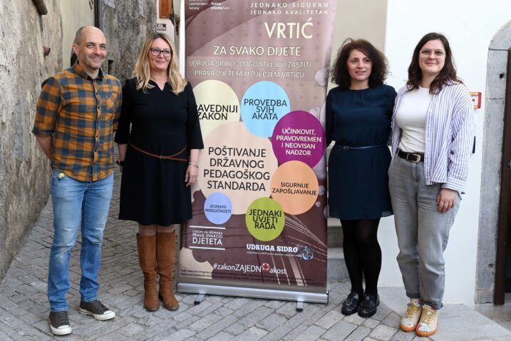 Ponosni na rezutate - David Marot, Katarina Turković Gulin, Josipa Ljubanović i Valentina Tigani / Foto Marko Gracin