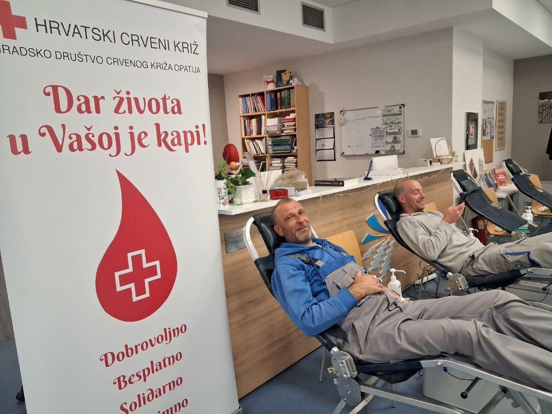S akcije darivanja krvi održane u Iki / Foto Radovan Trinajstić