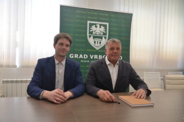 Gradonačelnici Antonio Dražović i Dražen Mufić / Foto Marinko Krmpotić