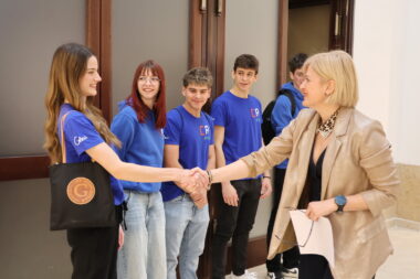 Iva Rinčić čestitala uspješnim GAM-ovcima / Foto GRAD RIJEKA