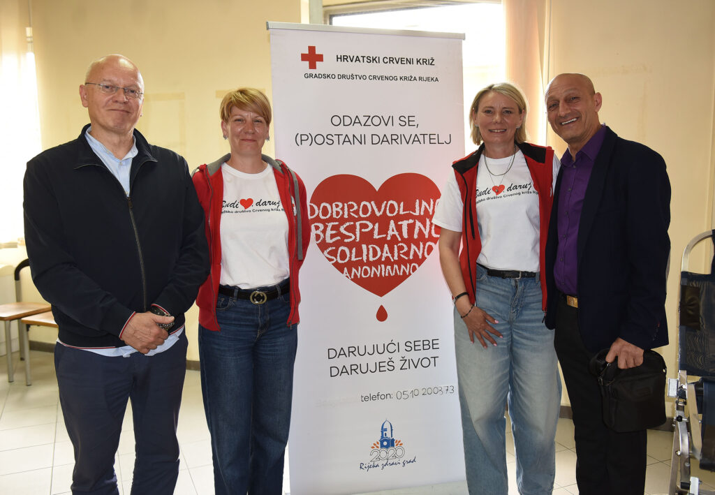 Zadovoljni odazivom - Igor Velimirović, Ana Domjan, Klementina Maras i Kenan Beljulji / Foto: D. MICULINIĆ