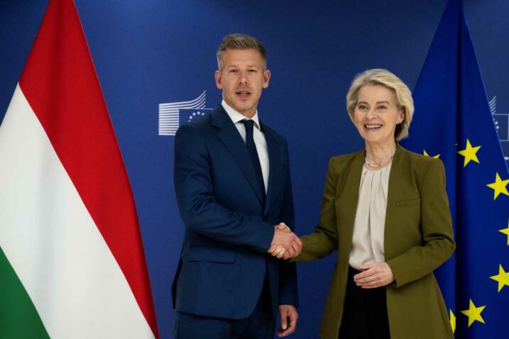 Peter Magyar i Ursula von der Leyen / REUTERS