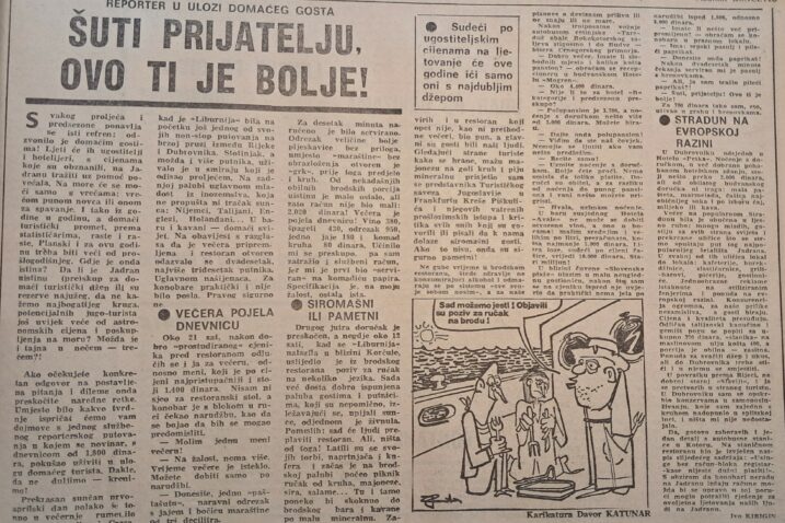 Novi list, 13. travnja 1986.