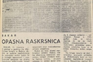 Novi list, travanj 1986.