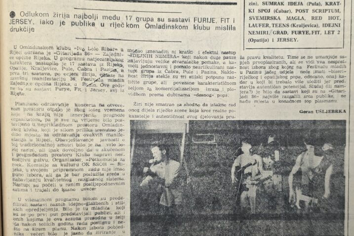 Novi list, travanj 1986.