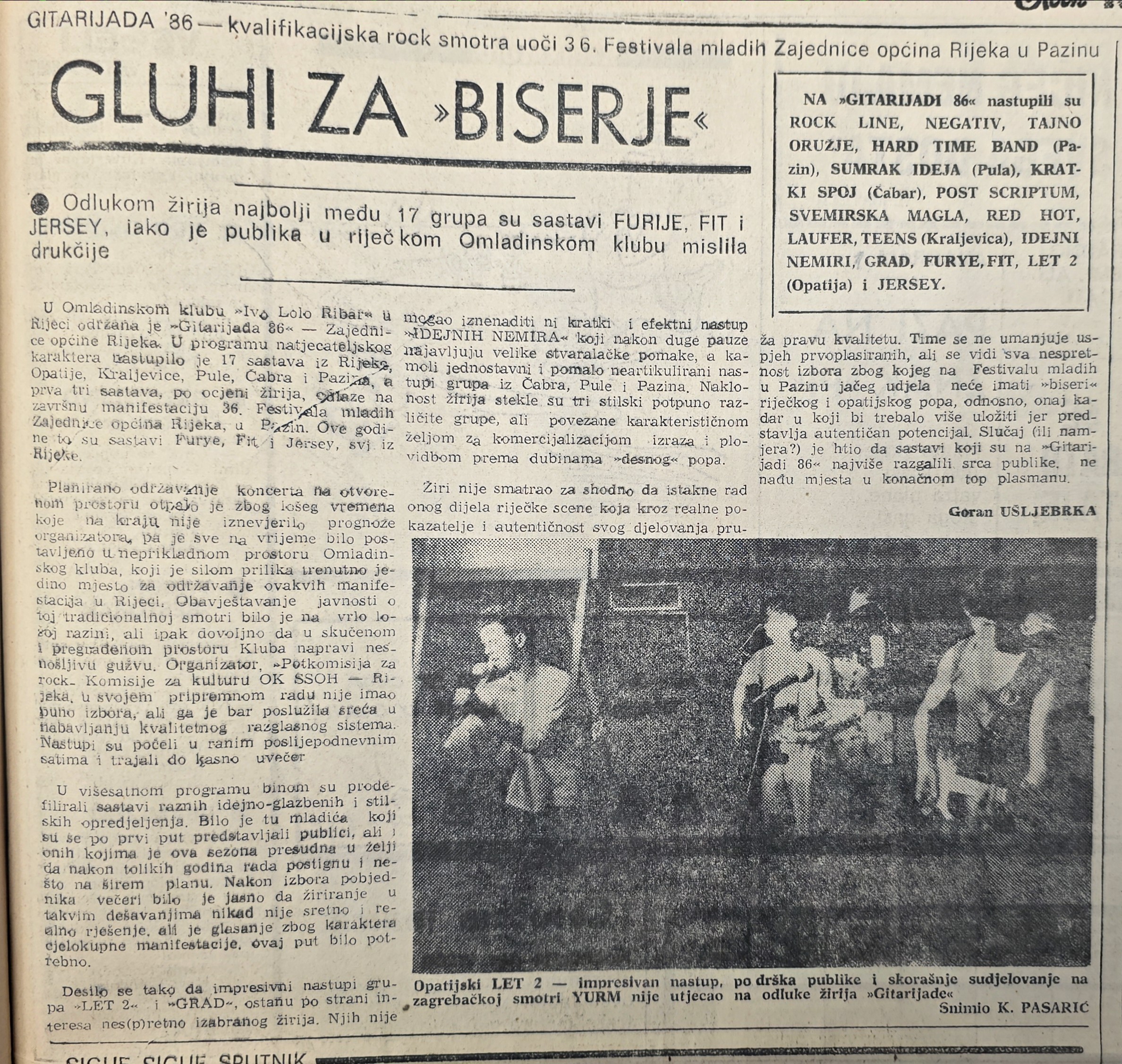 Novi list, travanj 1986.