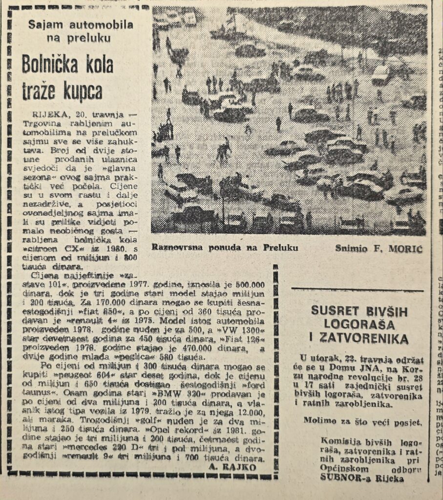 Novi list, travanj 1986.